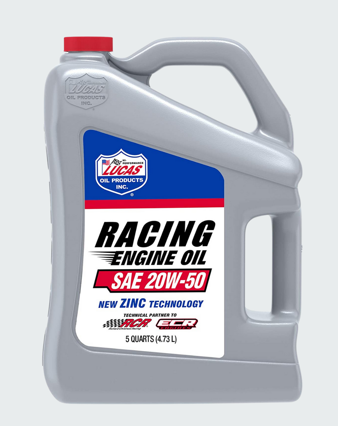 Lucas Oil Semi-Synthetic SAE 20W-50 Racing Motor Oil 5qt 10378
