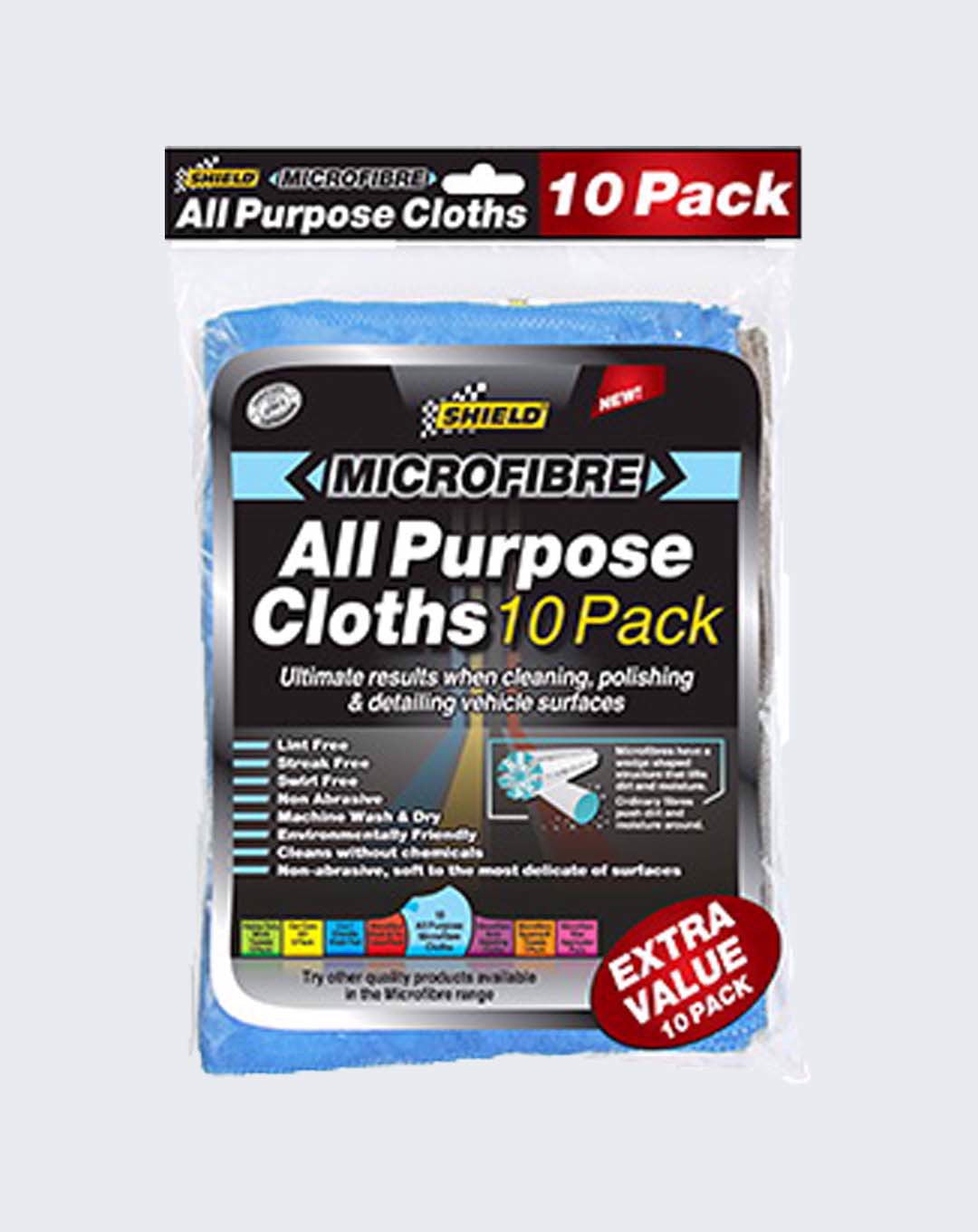 SHIELD MicroFibre All Purpose Cloths SH388