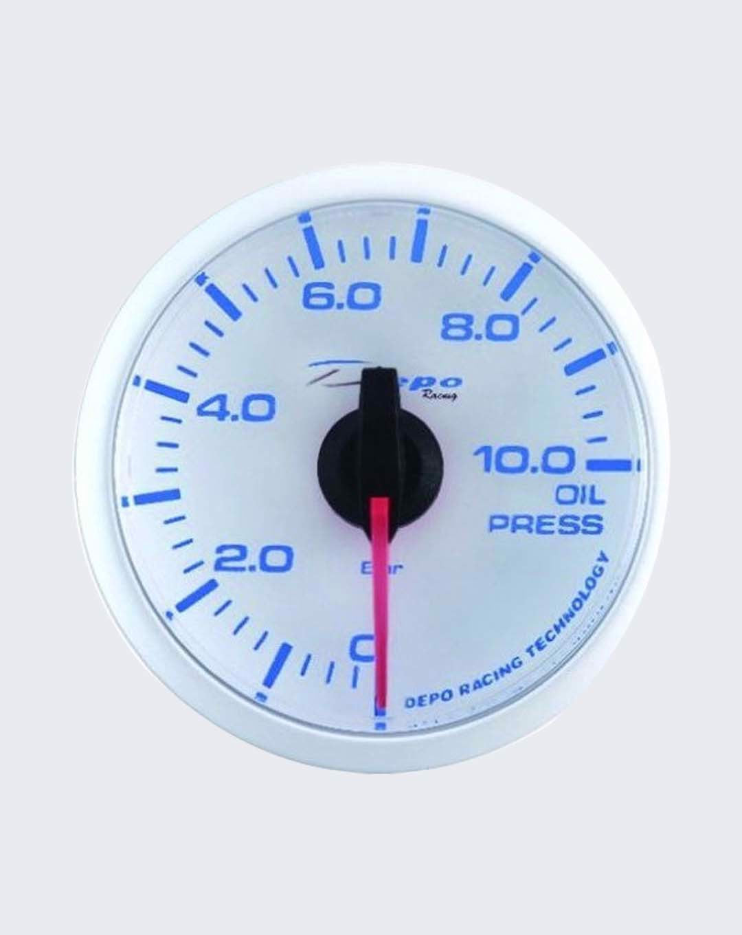 DEPO ELECTRIC 52MM DIGITAL BLUE LED SERIES OIL PRESSURE GAUG