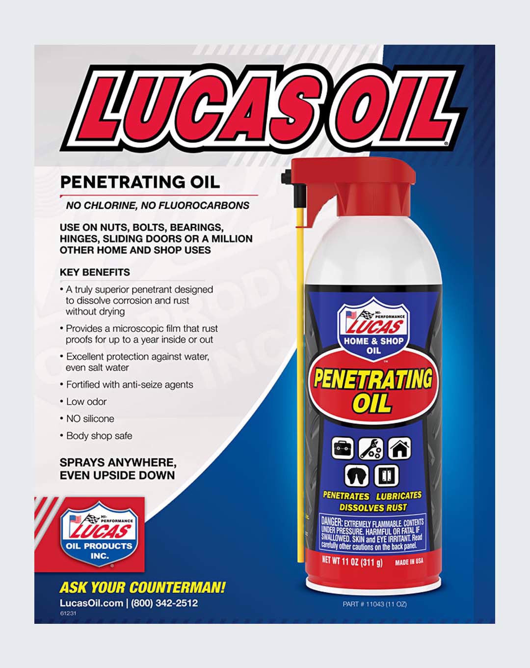 Lucas Oil Penetrating Oil 11oz 11043
