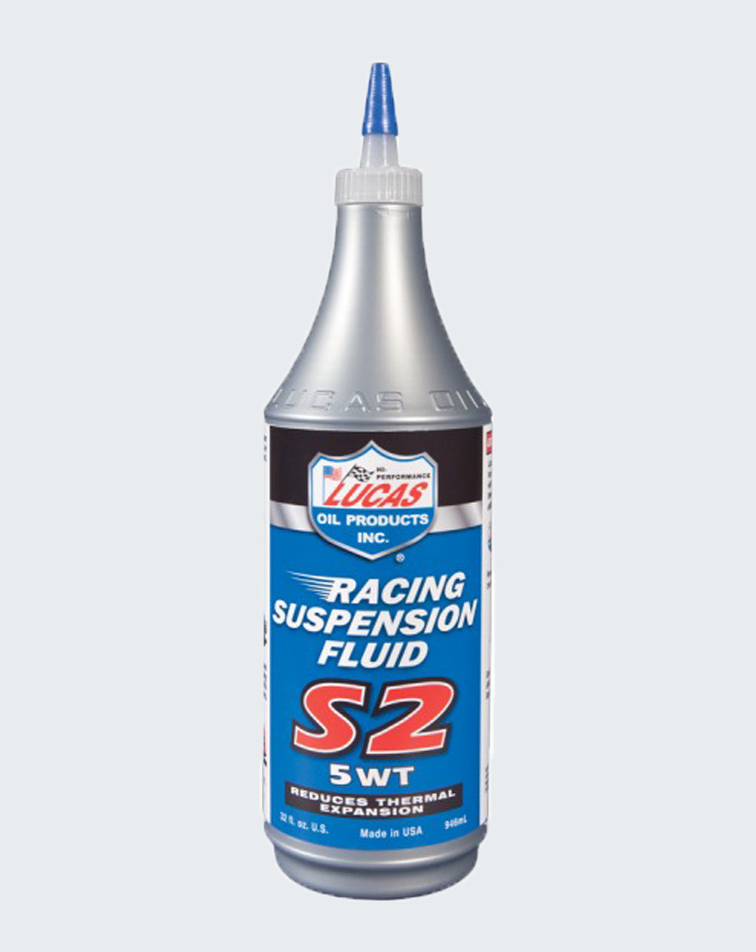 LUCAS OIL - Synthetic S2 Racing Supension Fluid 5 wt / 12X1 / Quart - 10489