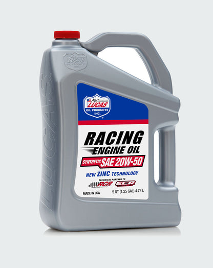 LUCAS OIL- SAE 50 PLUS RACING MOTOR OIL 5 LITERS - 10347