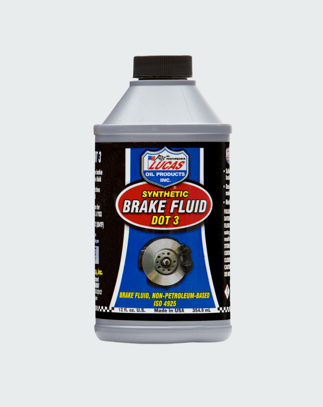 Lucas Oil Synthetic DOT 3 Brake Fluid 12 Ounce 10825