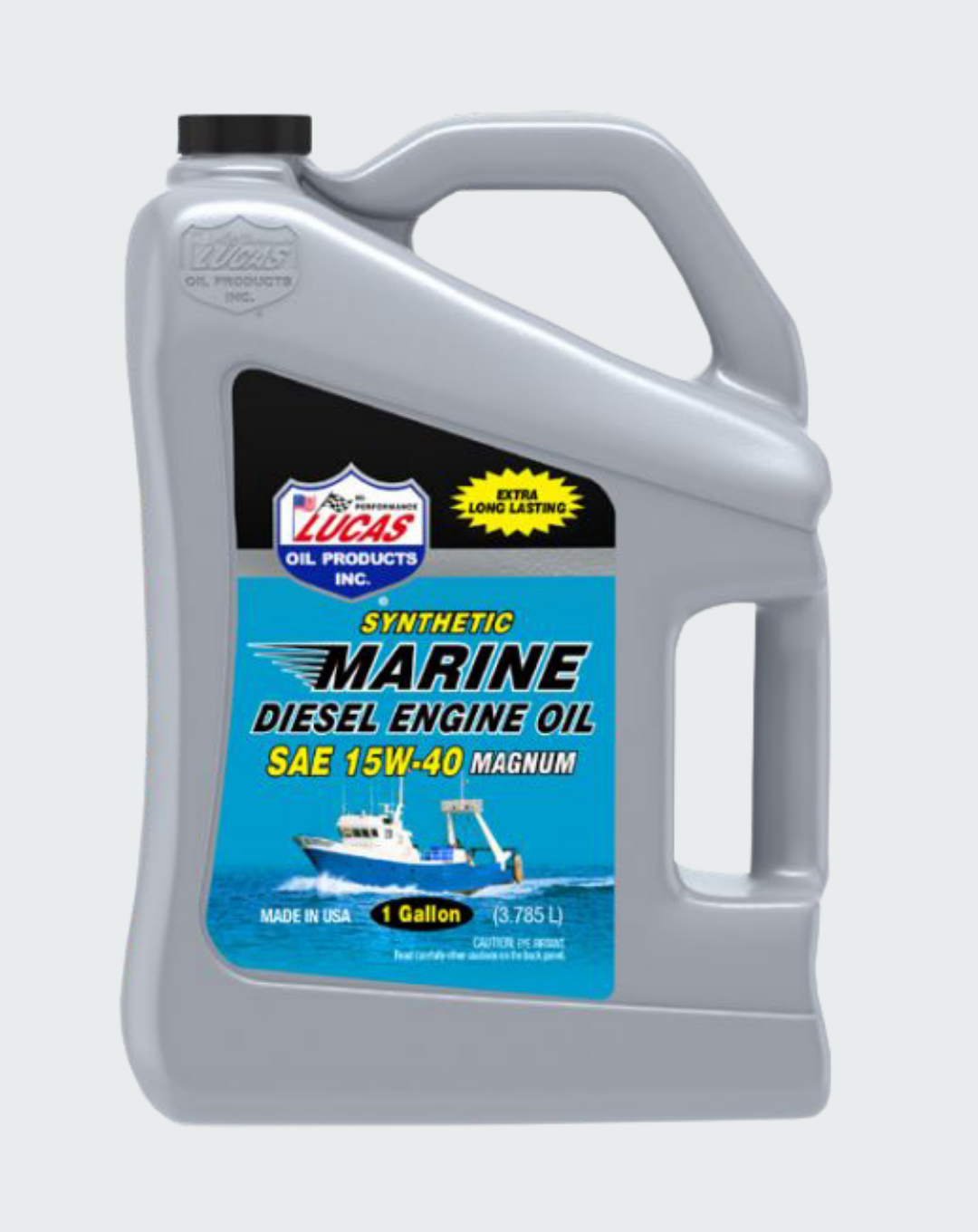 Lucas Oil Marine Synthetic SAE 15W-40 CJ-4 Oil 1 Gallon 10992