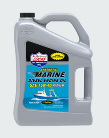 Lucas Oil Marine Synthetic SAE 15W-40 CJ-4 Oil 1 Gallon 10992