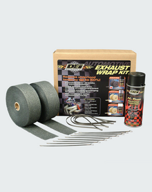 DEI  Exhaust wrap kit black w/ HT silicone coating 010110