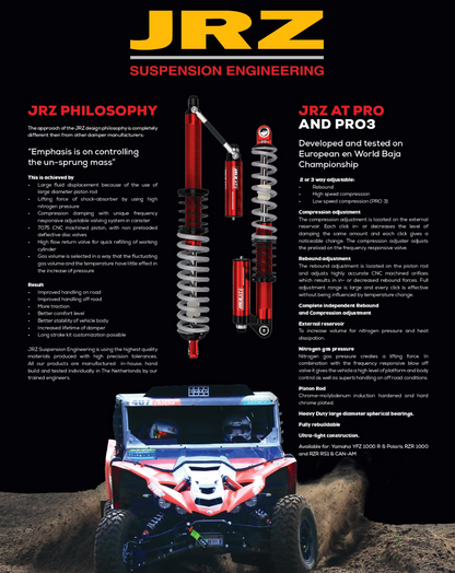 JRZ AT-PRO Double Adjustable Shocks – GMC Sierra 1500