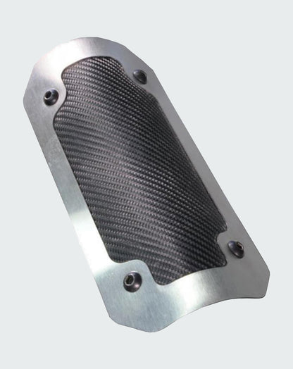 DEI  Heat shield with cover plate 4x8 brushed/onyx 010902