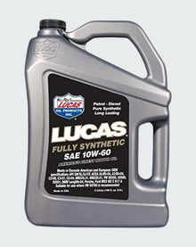 LUCAS OIL- SYNTHETIC SAE 10W-60 MOTOR OIL 5 LITERS - 10231