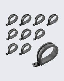 Proflow Cushioned P-Clamp – 4.7 mm Black – 10-Pack (PFE158-03BK)
