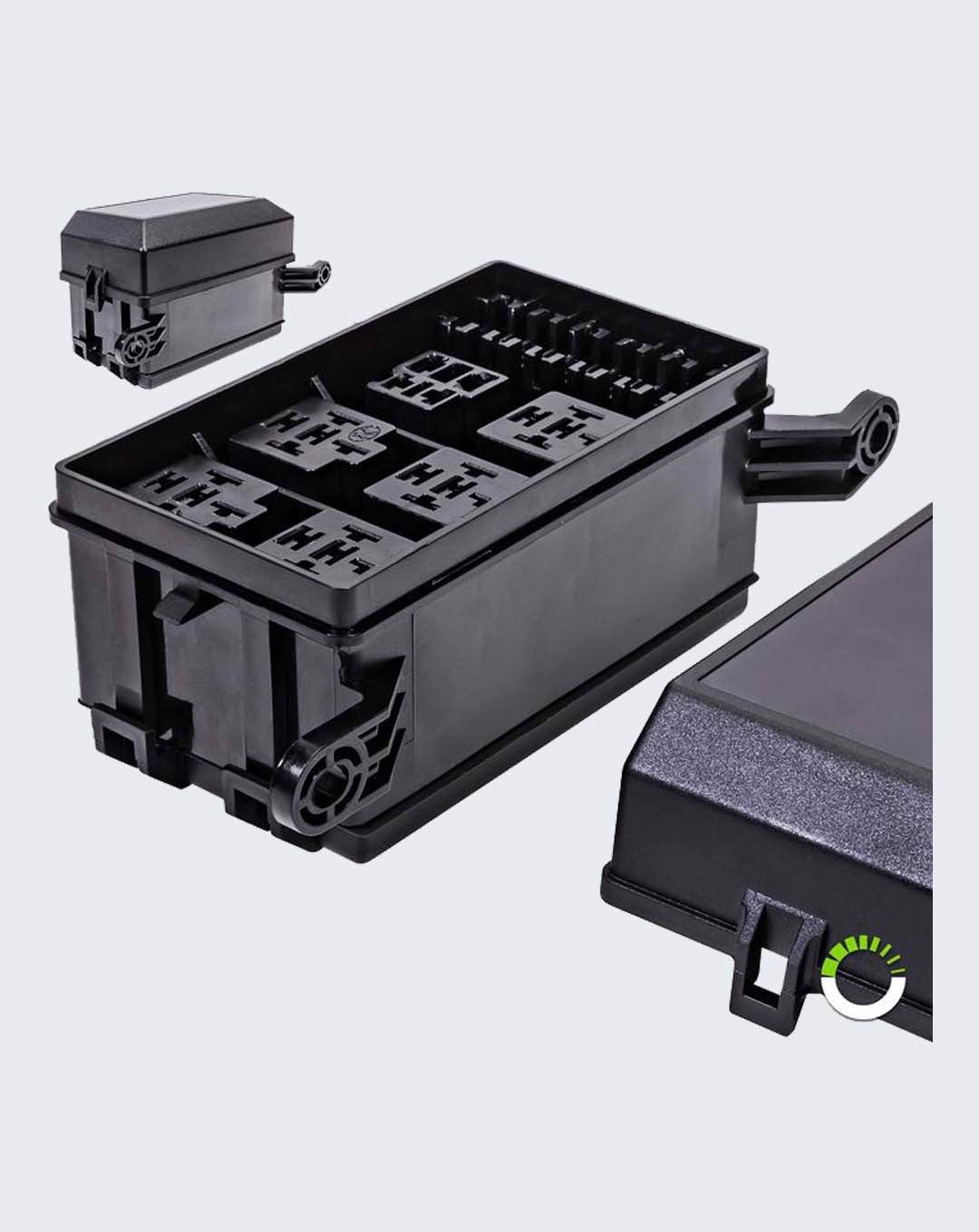 Auxiliary 12 Slot Fuse Relay Box 5x 5-Pin Relays 1x 4-Pin Relay PSZACCEPS310H PSZACCEPS310H