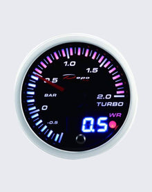 Depo Gauges Boost Gauge 30 IN.HG~40PSI SLD6001B-PSI-WP