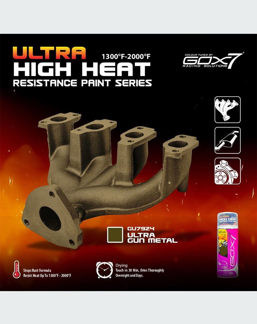 Ultra GU Gun Metal 7924