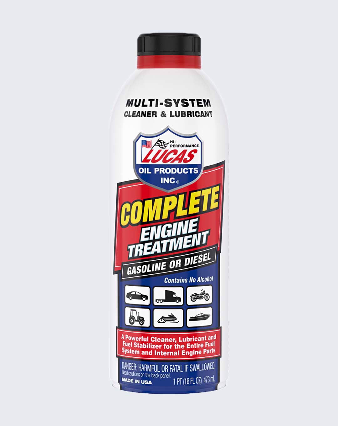 LUCAS OIL -COMPLETE ENGINE TREATMENT 14 Ounce - 10016