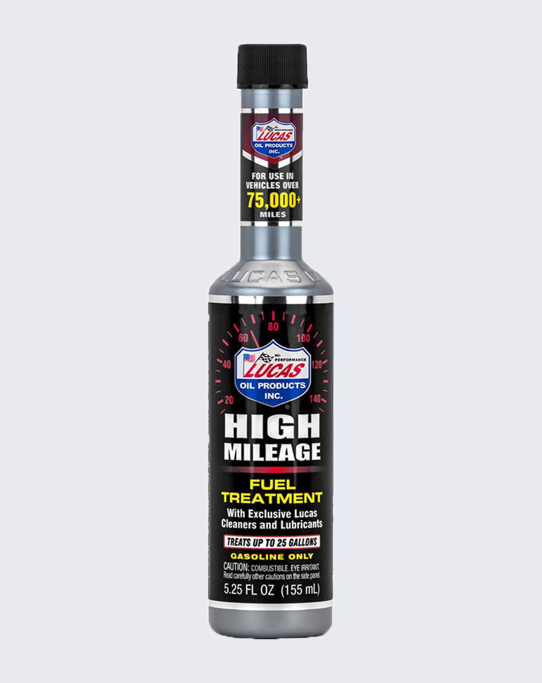 LUCAS OIL- HIGH MILEAGE FUEL TREATMENT 5.25 OUNCE - 10977