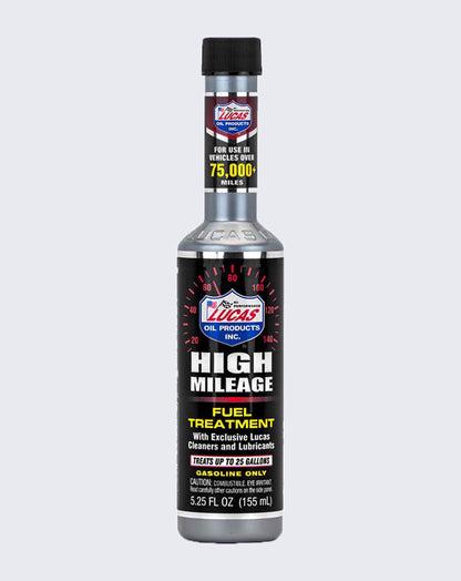 LUCAS OIL- HIGH MILEAGE FUEL TREATMENT 5.25 OUNCE - 10977