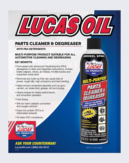 Lucas Oil Multi-Purpose Parts Cleaner & Degreaser 16oz 11115