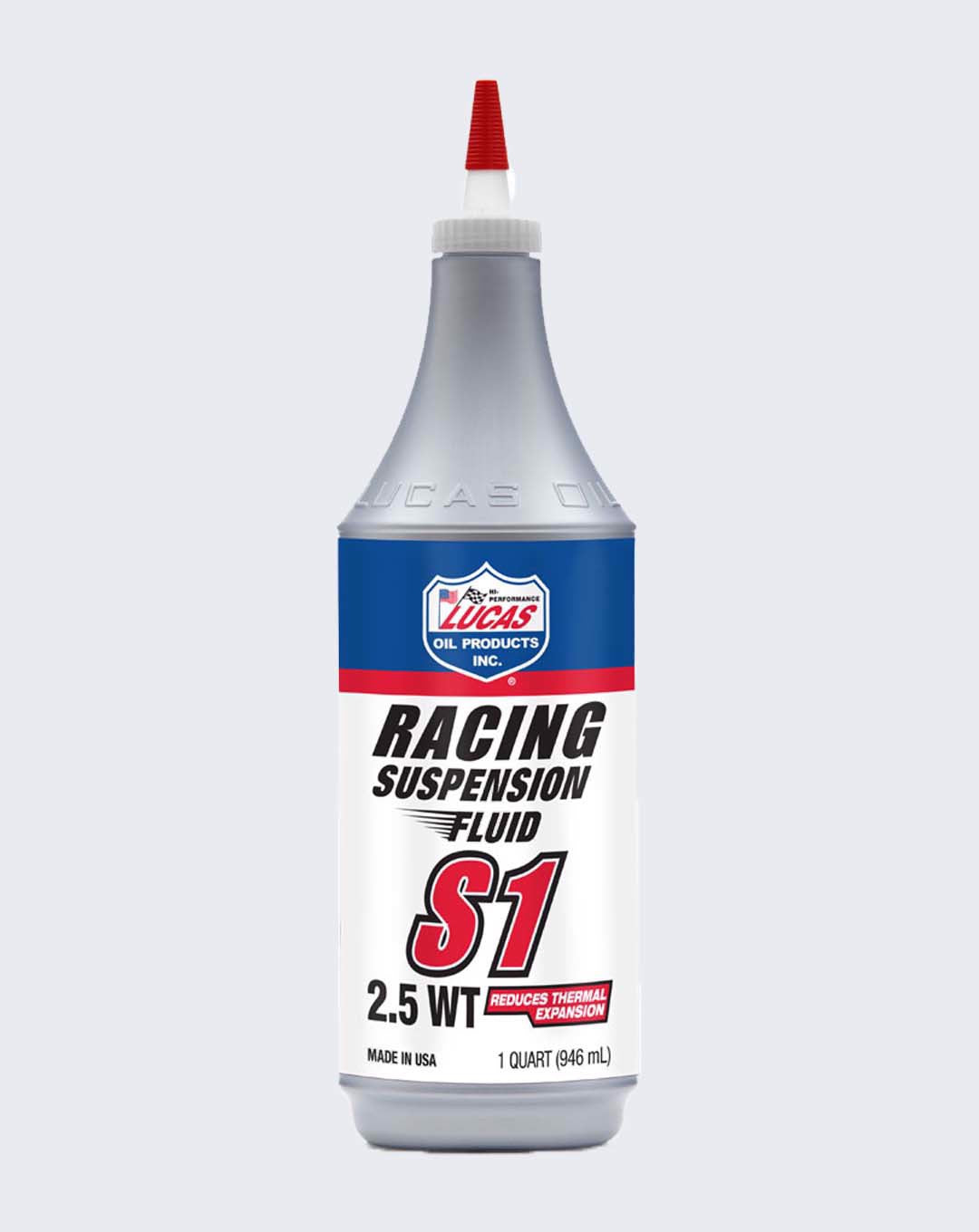 LUCAS OIL - Synthetic S1 Racing Supension Fluid 2.5 wt 1 Quart - 10488