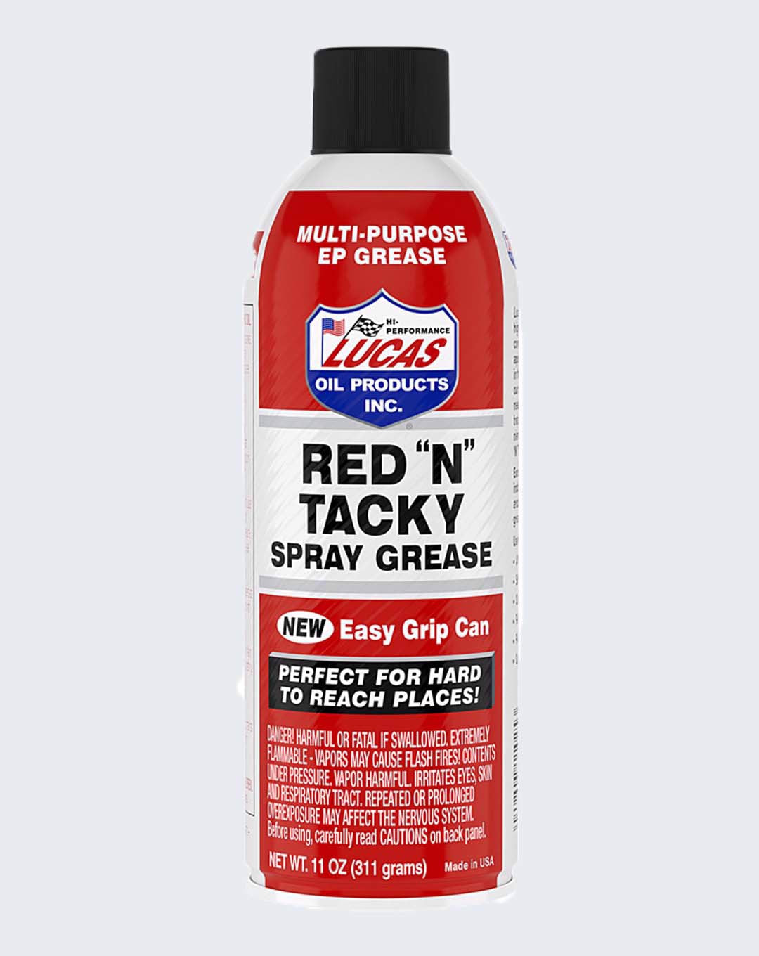 Lucas Oil Red and Tacky Grease Spray 11oz 11025