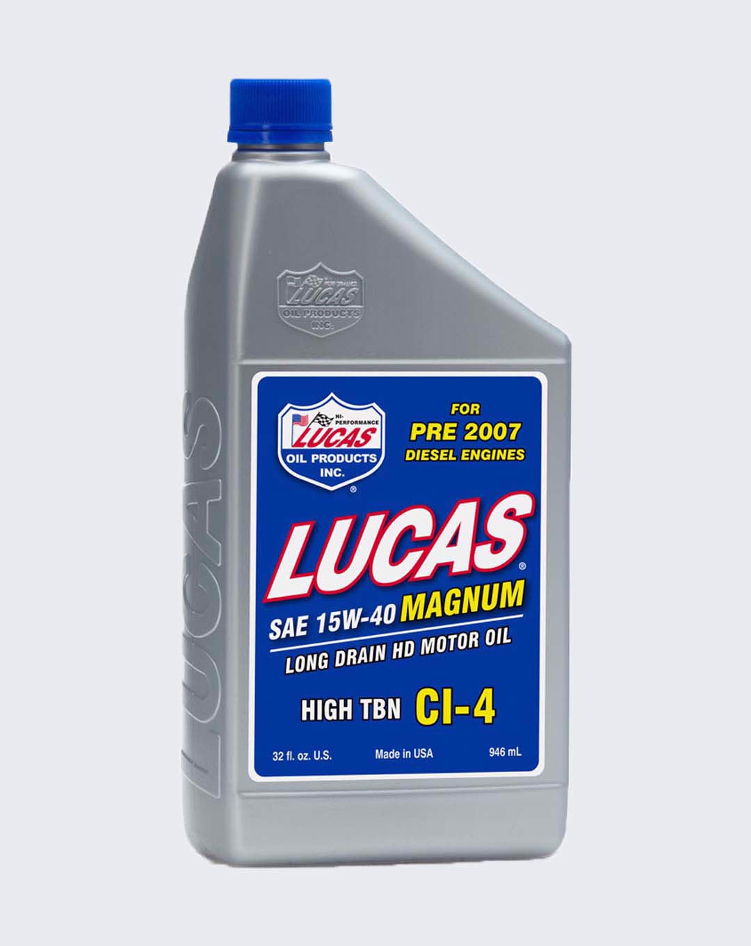 LUCAS OIL SAE 15W-40 MAGNUM MOTOR OIL CI-4  1 QUART - 10075