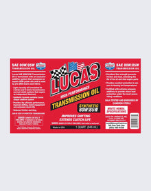 LUCAS OIL Synthetic SAE 80W-85 Trans Oil 1 Quart -10778