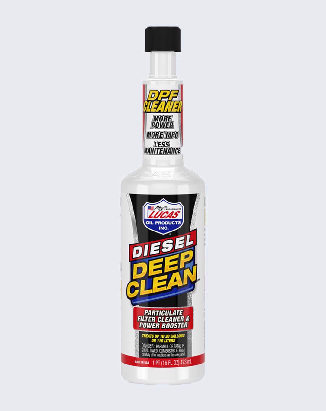 LUCAS OIL-DIESEL DEEP CLEAN FUEL SYSTEM CLEANER 16 OZ - 10872