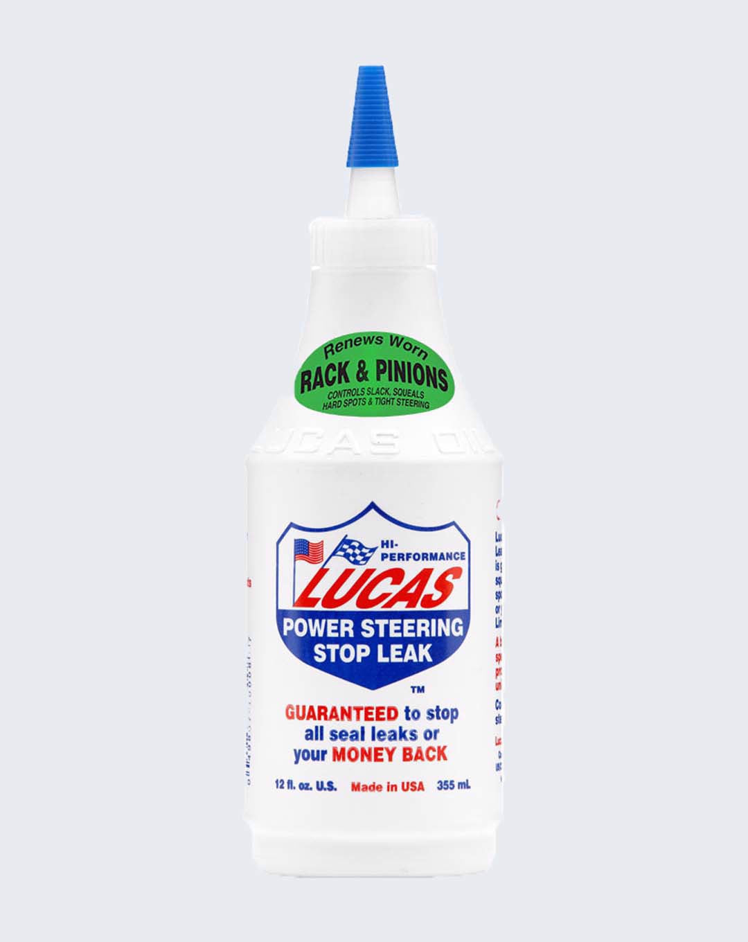 LUCAS OIL- POWER STEARING STOP LEAK 12 OUNCE - 10008