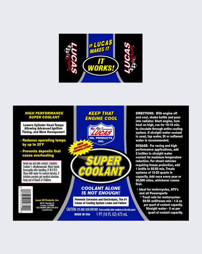 LUCAS OIL- SUPER COOLANT 16 OUNCE - 10640