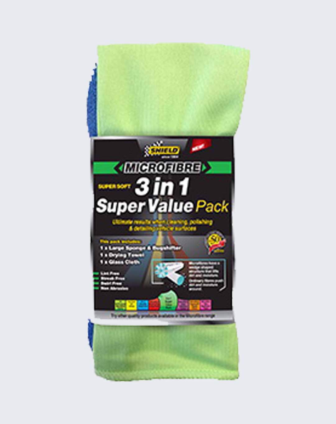 SHIELD MicroFibre 3in1 Super Value Pack SH757