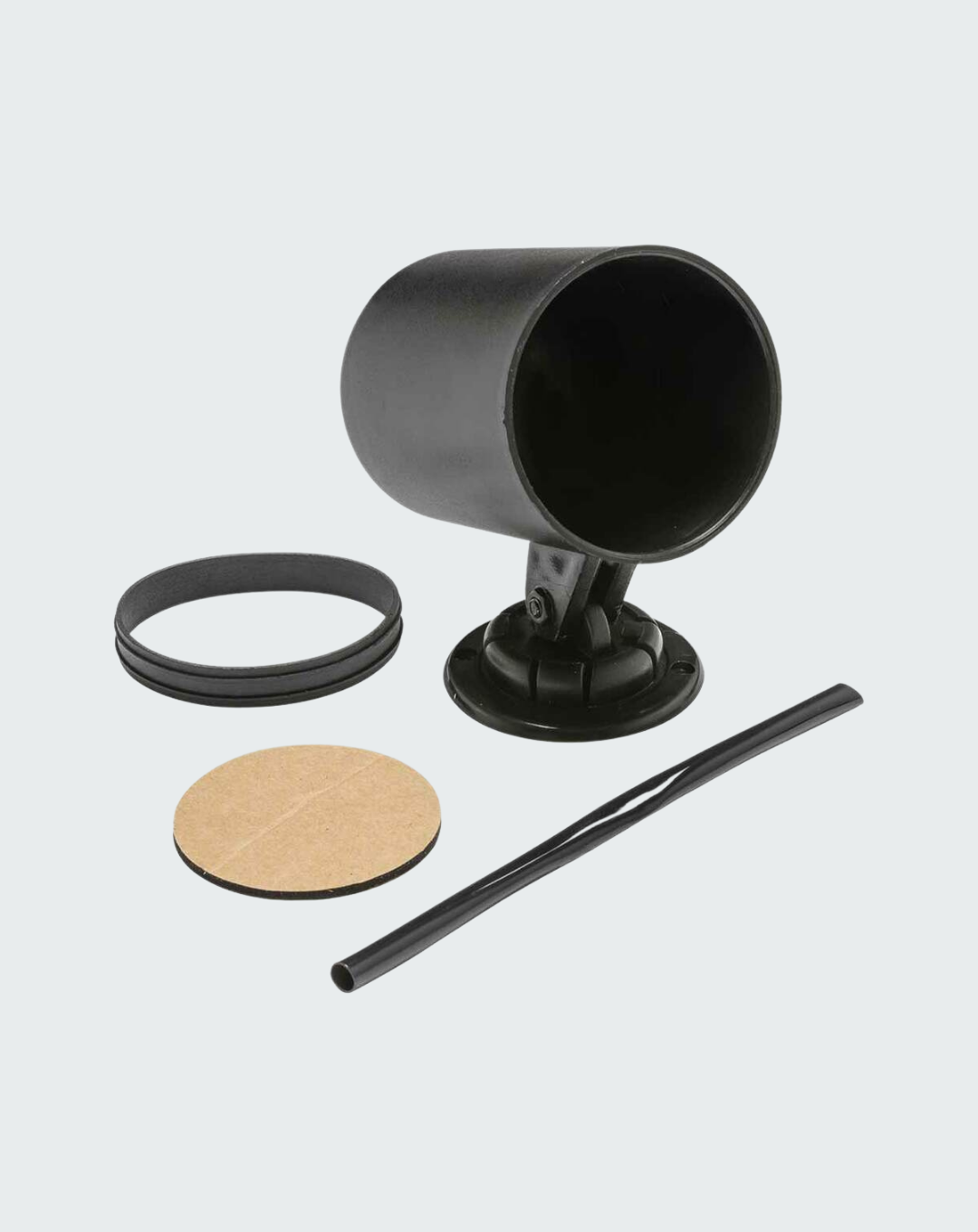 GlowShift Universal Single Gauge Pod – Black Swivel Dashboard – GLOWSHIFT