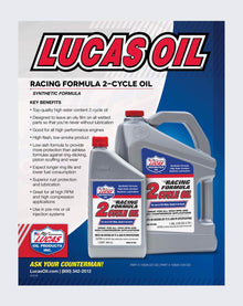 Lucas Oil Racing Formula Land & Sea 2-Cycle Oil 1 Quart 10828