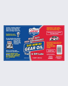 LUCAS OIL- SAE 80W-90 GEAR OIL 1 QUART - 10043
