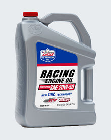 LUCAS OIL- SYNTHETIC SAE 20W-50 RACING MOTOR OIL 5 LITERS -10616
