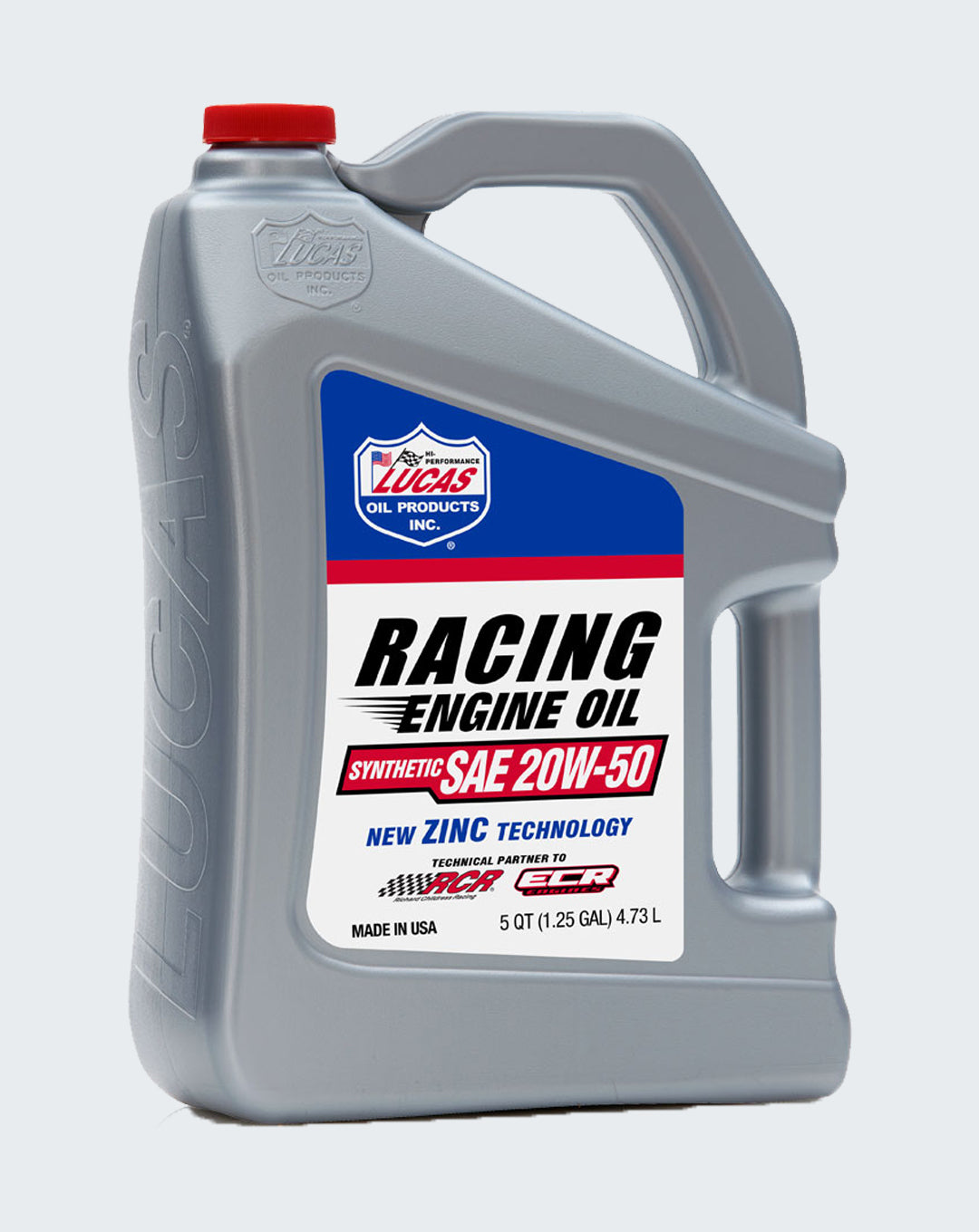 LUCAS OIL- SYNTHETIC SAE 20W-50 RACING MOTOR OIL 5 LITERS -10616