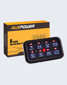 Auxbeam 8-Gang LED Switch Panel Kit – Universal Automatic