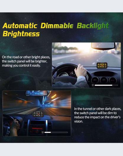 aux beam Multifunction RGB Switch Panel AR-800