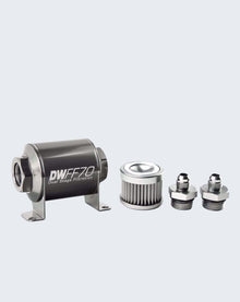 DeatschWerks In-line fuel filter element and housing kit Universal 8-03-070-010K-6