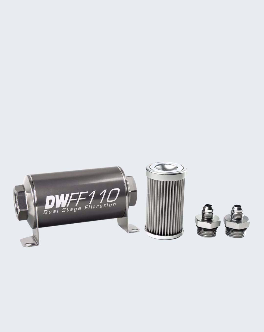 DeatschWerks In-line fuel filter element and housing kit UNIVERSAL 8-03-110-010K-6