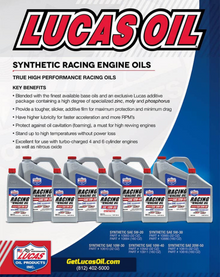 LUCAS OIL- SYNTHETIC SAE 20W-50 MOTOR OIL 10 LTR