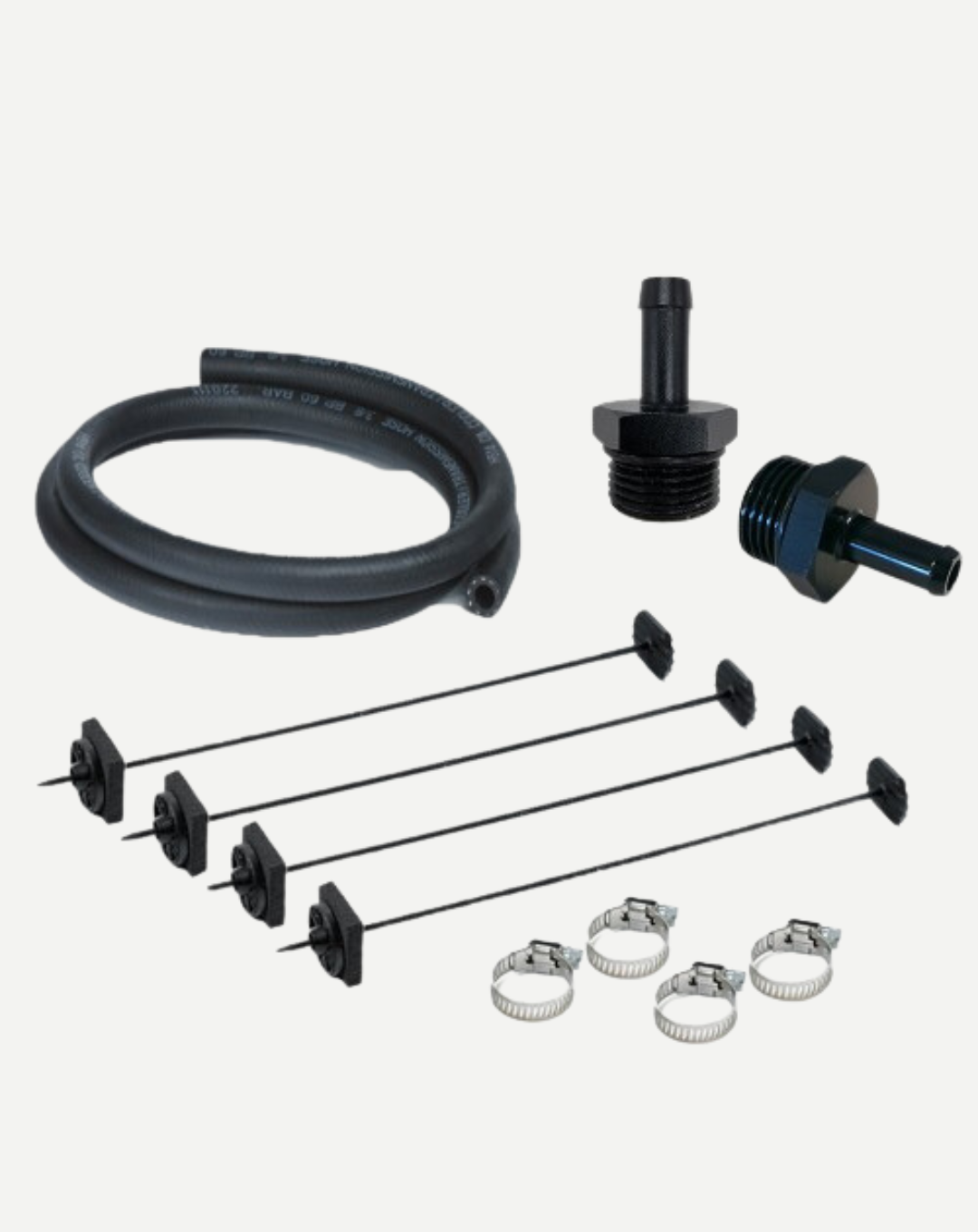 DAVIES CRAIG 1010 Transmission Oil Cooler Fitting Kit (AN10 ORB to 3/8 Hose)