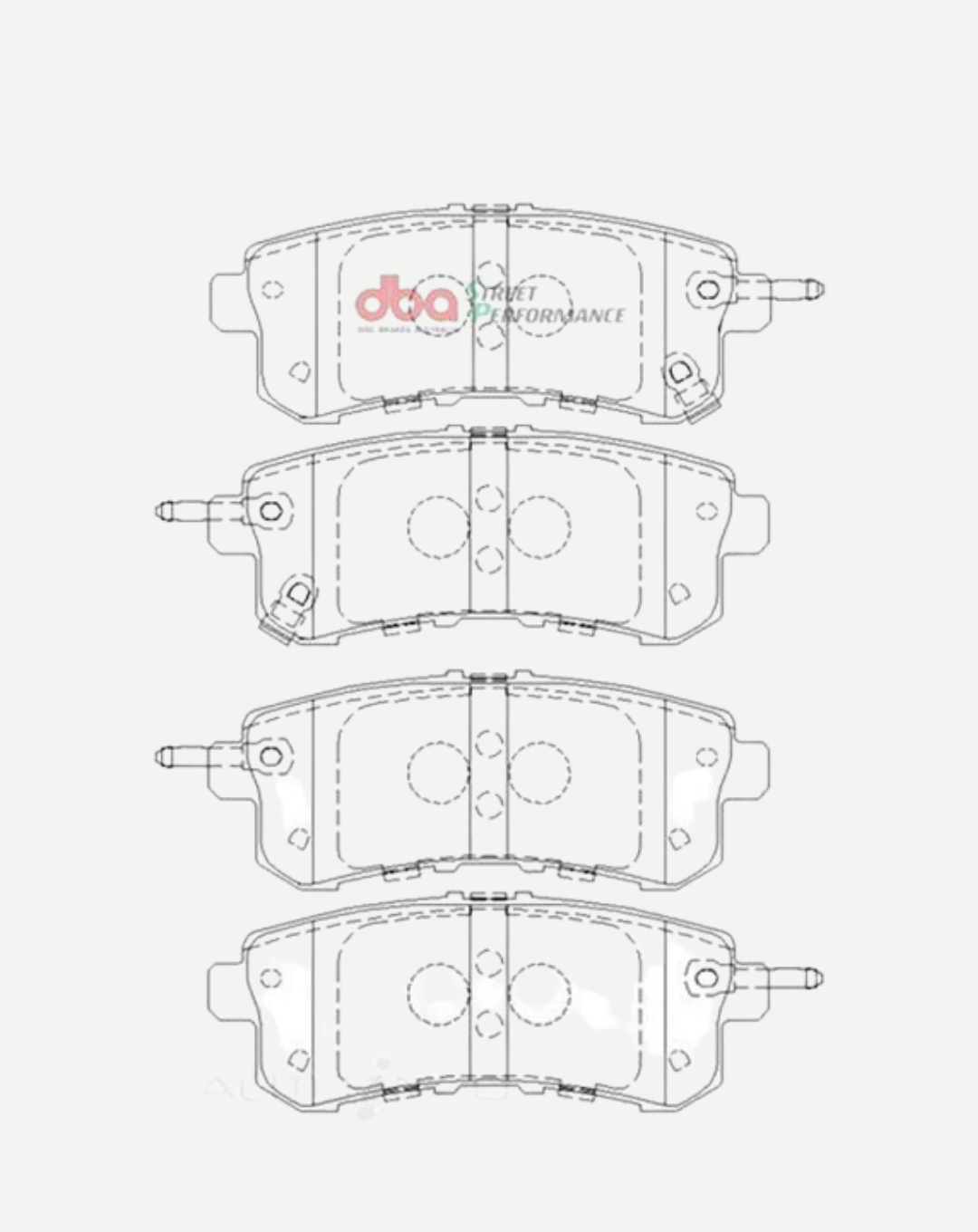 DBA BRAKES BREAK PAD NP Y62 FRT DB2244SP