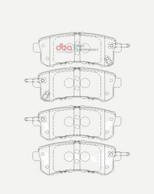 DBA BRAKES BREAK PAD NP Y62 FRT DB2244SP